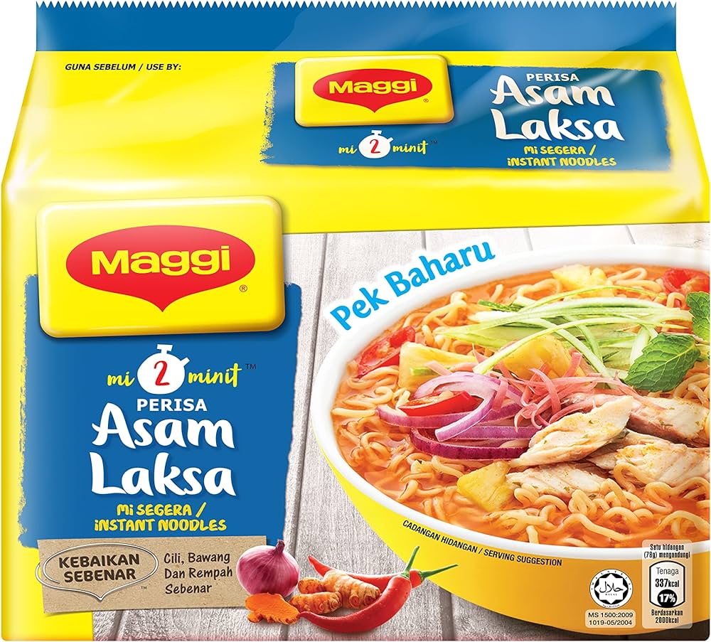 Maggi Asam Laksa Flavor Noodles