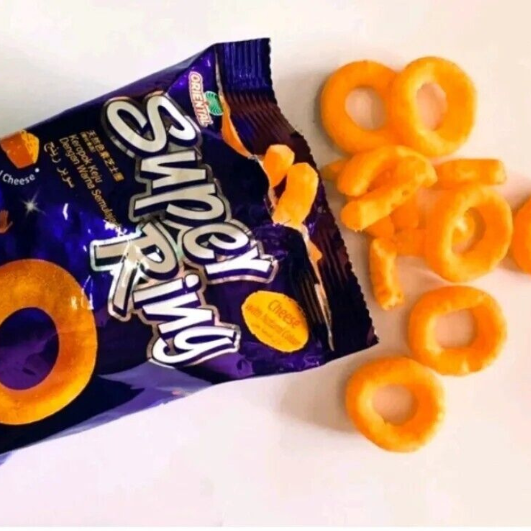 Oriental Super Ring Snack Cheese Flavoured Malaysia Family Famous